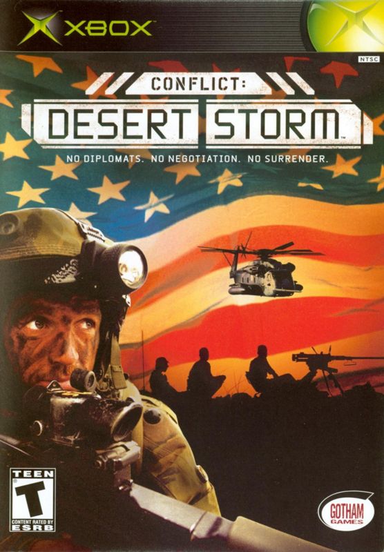 Conflict Desert Storm box art for Playstation 2